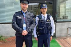 Treffen an der Koban-Polizeistation an der Urawa Bahnhofstation